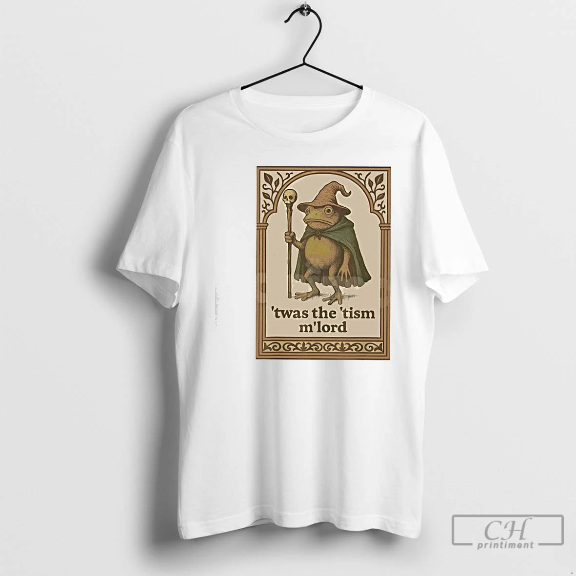 Classic Wizard Frog Twas The Tism Mlord T-Shirts, Hoodie, Sweatshirt | PopFlextees.com
