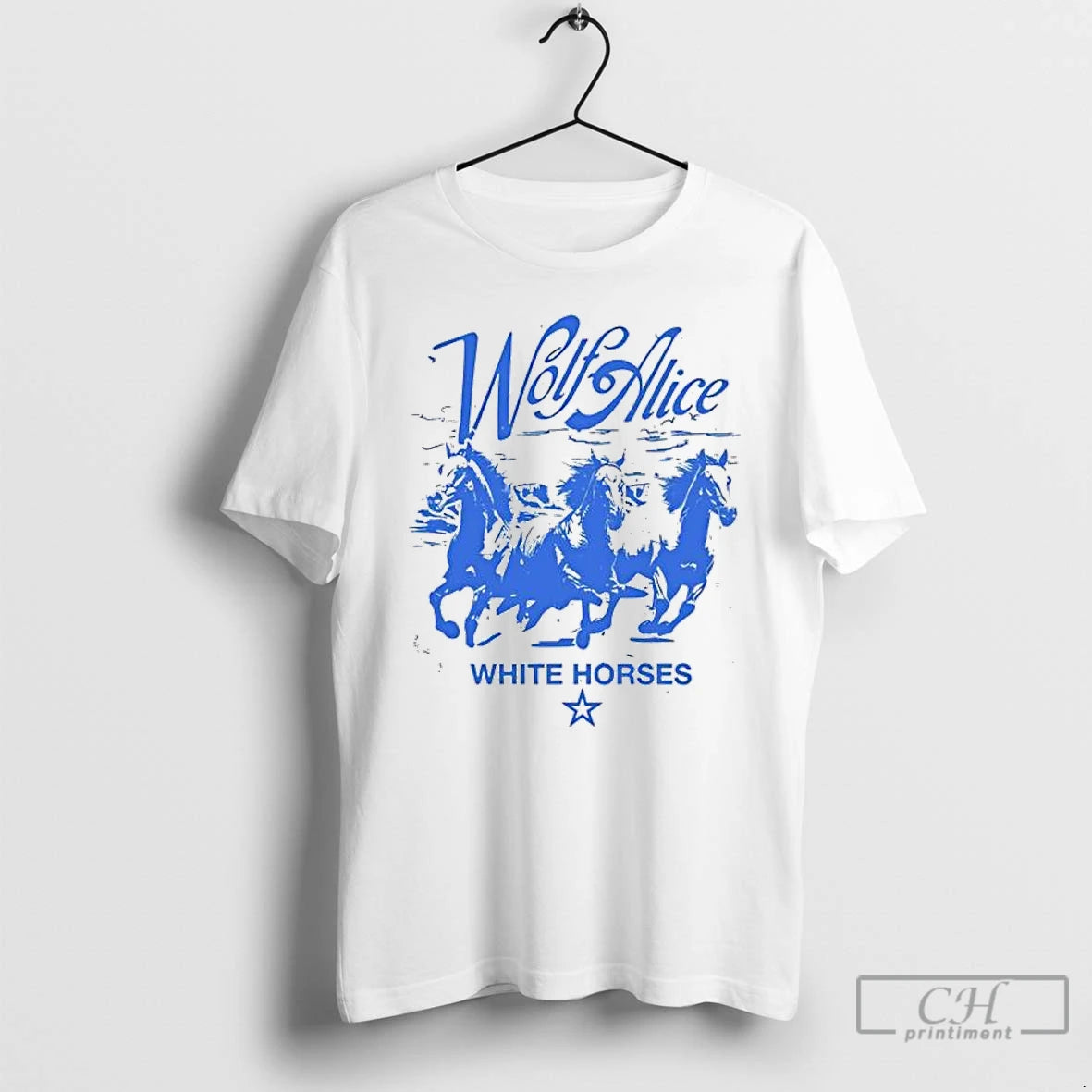 Classic Wolf Alice White Horses T-Shirts, Hoodie, Sweatshirt | PopFlextees.com