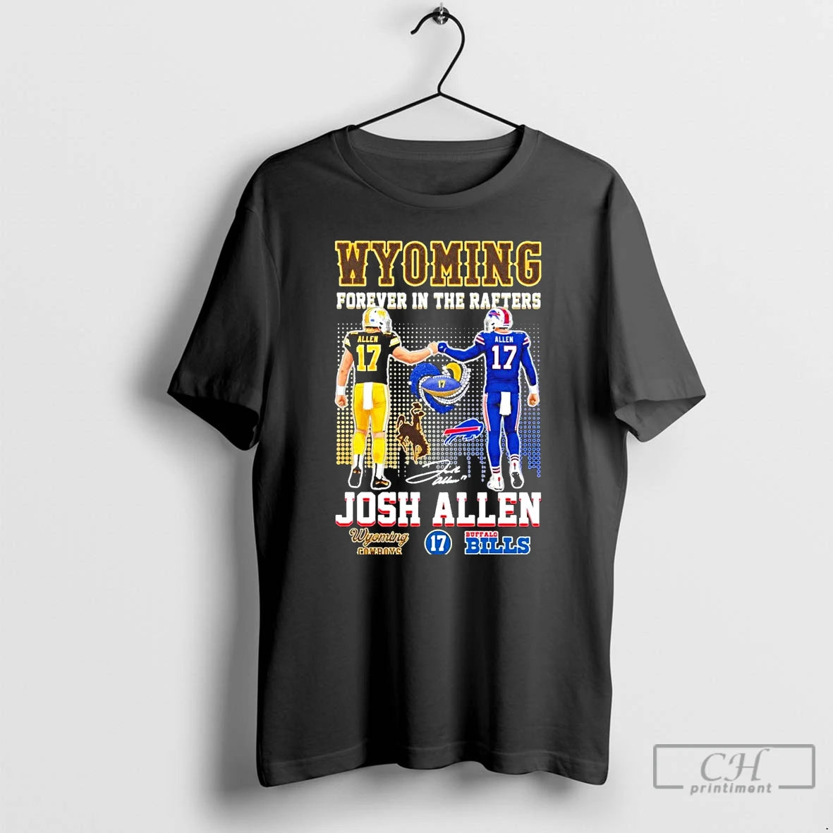 Classic Wyoming Cowboys X Buffalo Bill Forever In The Rafters T-Shirts, Hoodie, Sweatshirt | PopFlextees.com