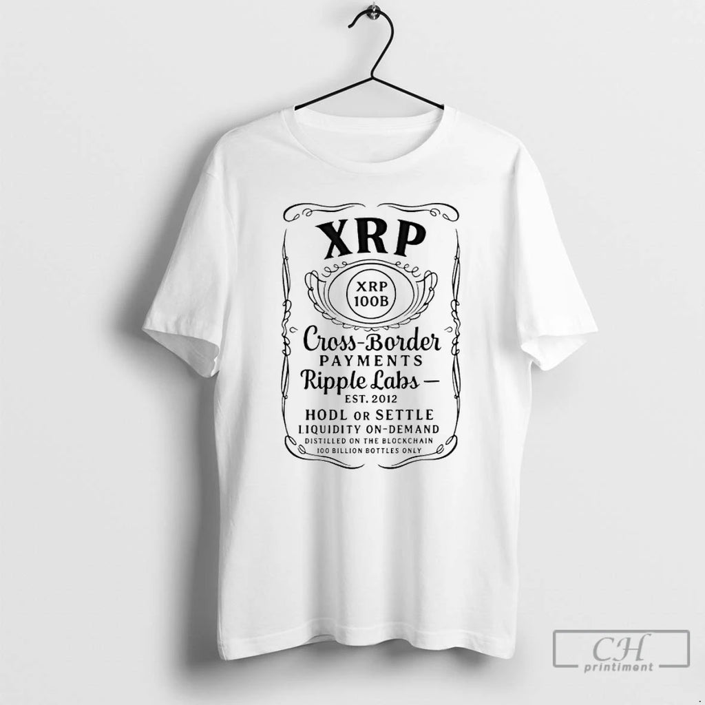 Classic Xrp Crypto Cross Border Payments Ripple Labs Est 2012 T-Shirts, Hoodie, Sweatshirt | PopFlextees.com