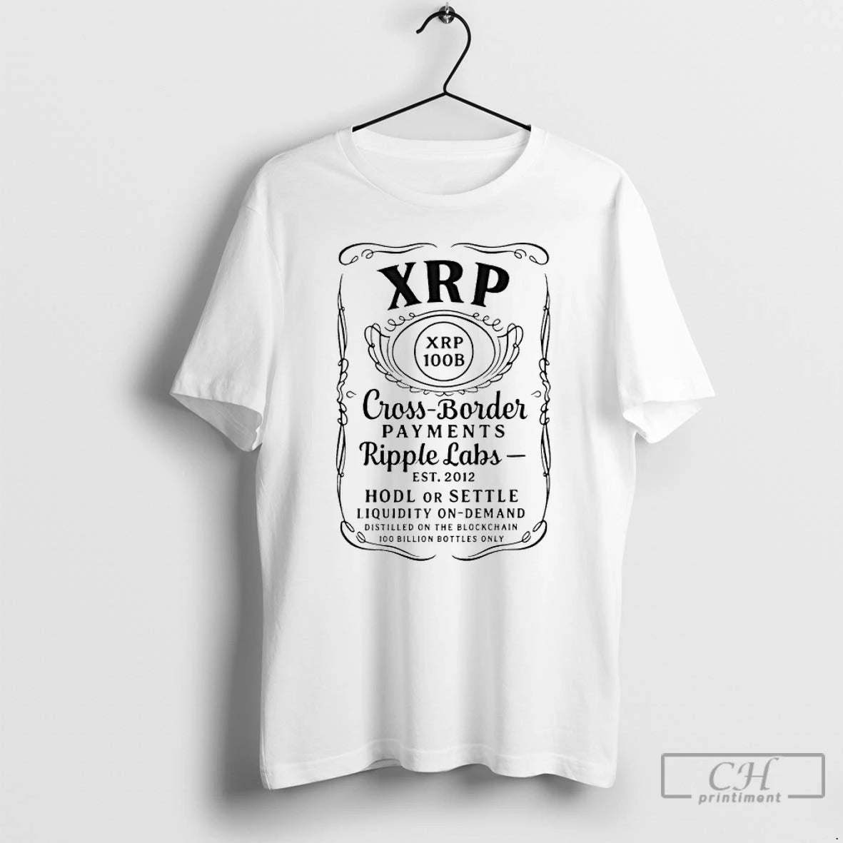 Classic Xrp Crypto Cross Border Payments Ripple Labs Est 2012 T-Shirts, Hoodie, Sweatshirt | PopFlextees.com