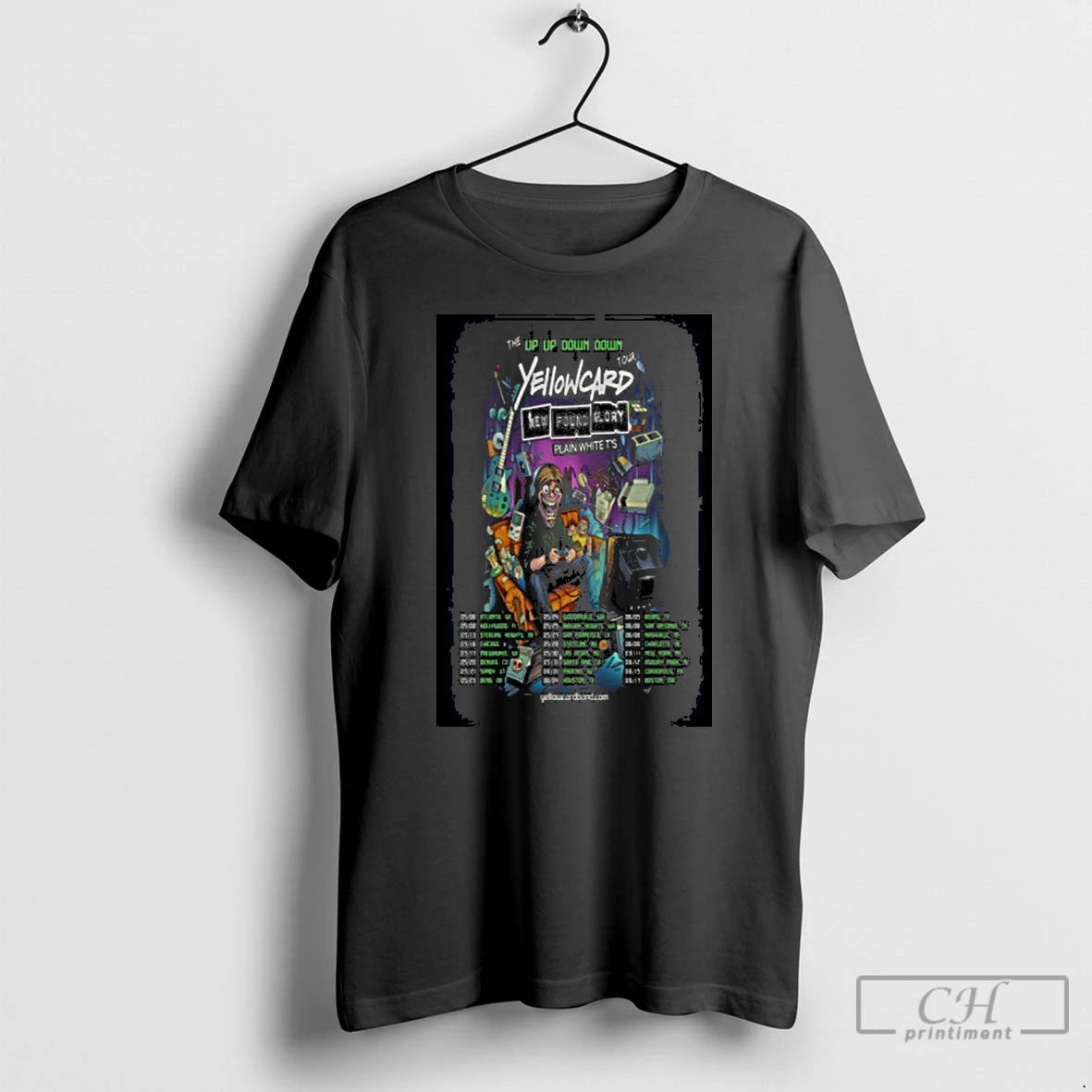 Classic Yellowcard 2026 The Up Up Down Down Tour T-Shirts, Hoodie, Sweatshirt | PopFlextees.com
