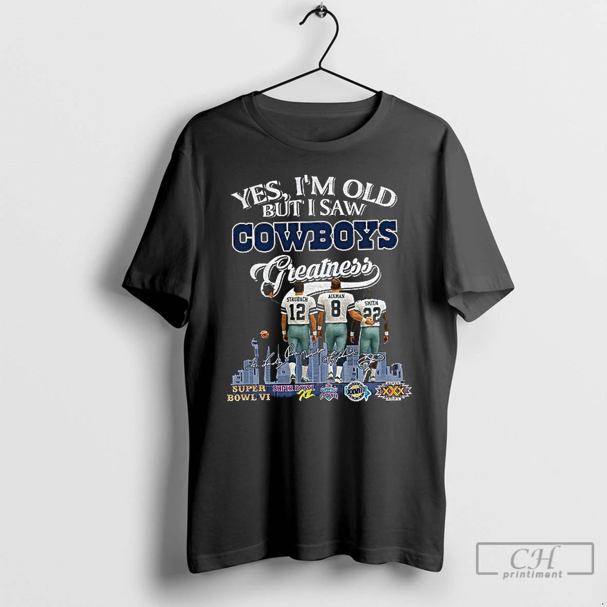 Classic Yes Im Old But I Saw Cowboys Greatness Vintage Dallas Football T Shirts Sweater Hoodie, Sweatshirt | PopFlextees.com