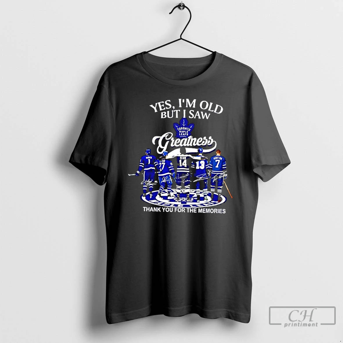 Classic Yes Im Old But I Saw Toronto Maple Leafs Greatness 2025 Signatures T Shirts Hoodie, Sweatshirt | PopFlextees.com
