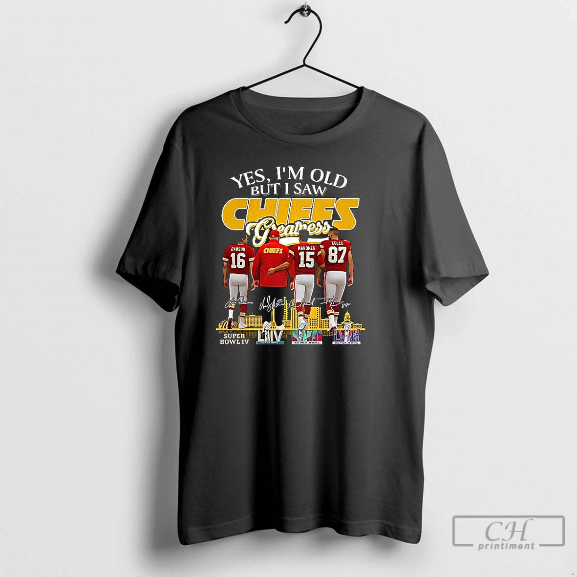 Classic Yes Im Old But I Saw Chiefs Greatness City Skyline Signature T Shirts Sweater Hoodie, Sweatshirt | PopFlextees.com