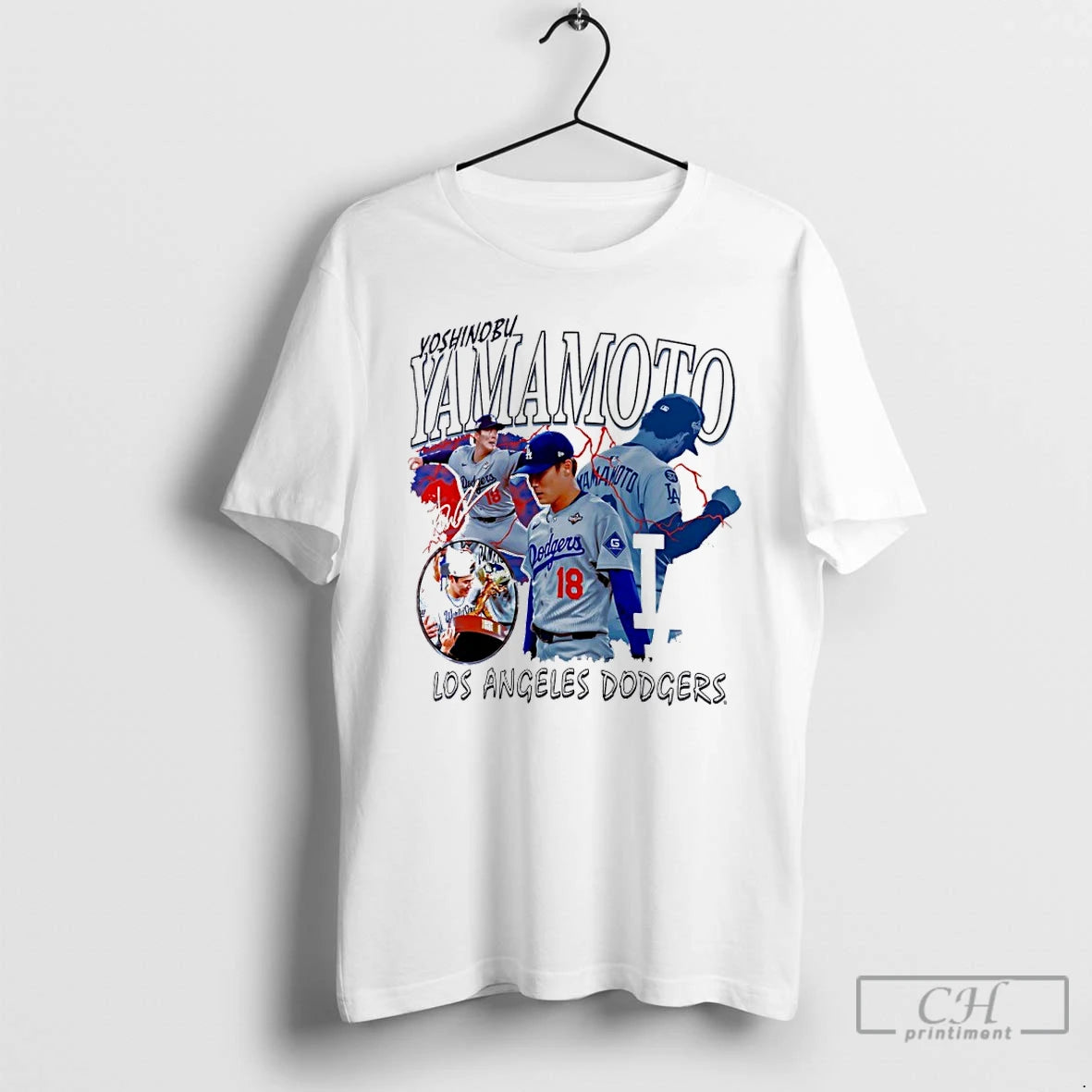 Classic Yoshinobu Yamamoto Los Angeles Dodgers Montage Player Signature T-Shirts, Hoodie, Sweatshirt | PopFlextees.com