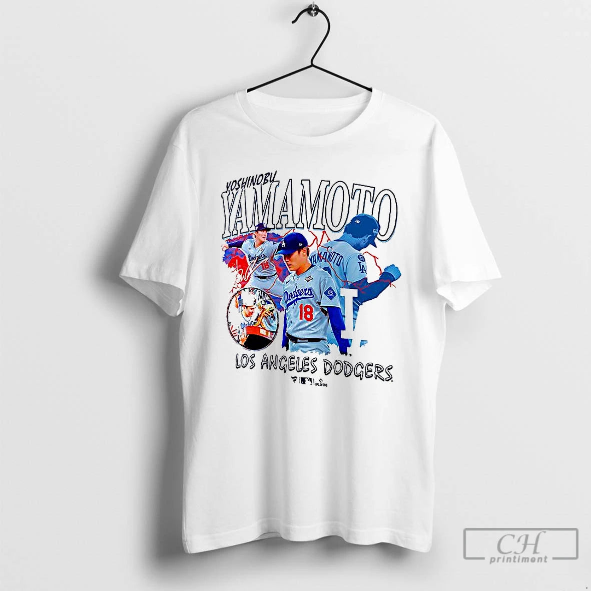 Classic Yoshinobu Yamamoto Los Angeles Dodgers Ligtning Signature T-Shirts, Hoodie, Sweatshirt | PopFlextees.com