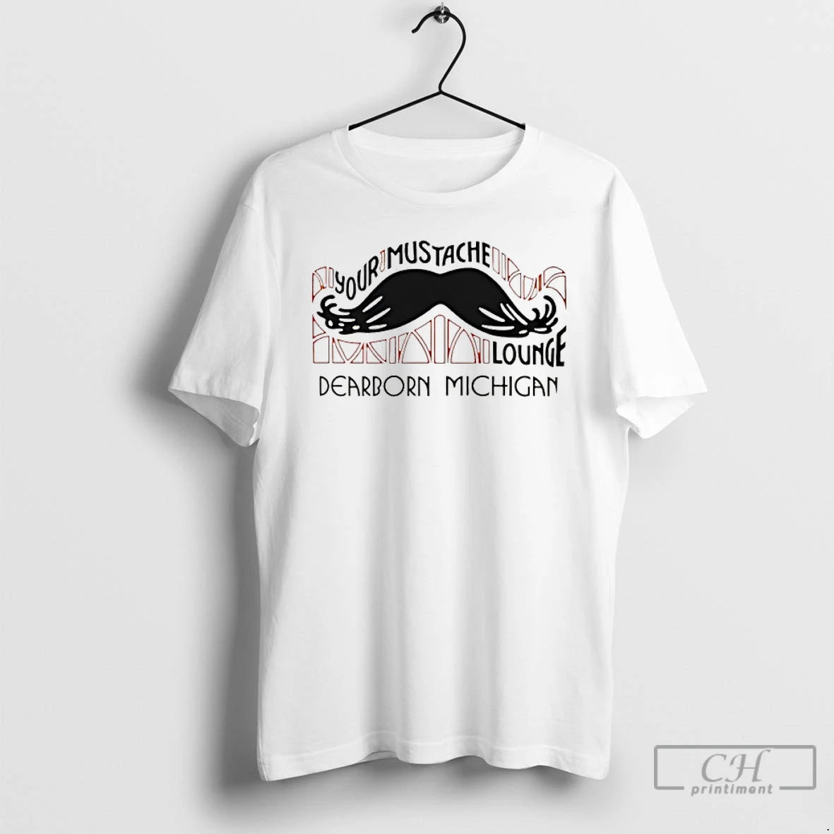 Classic Your Mustache Lounge Dearborn Michigan T-Shirts, Hoodie, Sweatshirt | PopFlextees.com