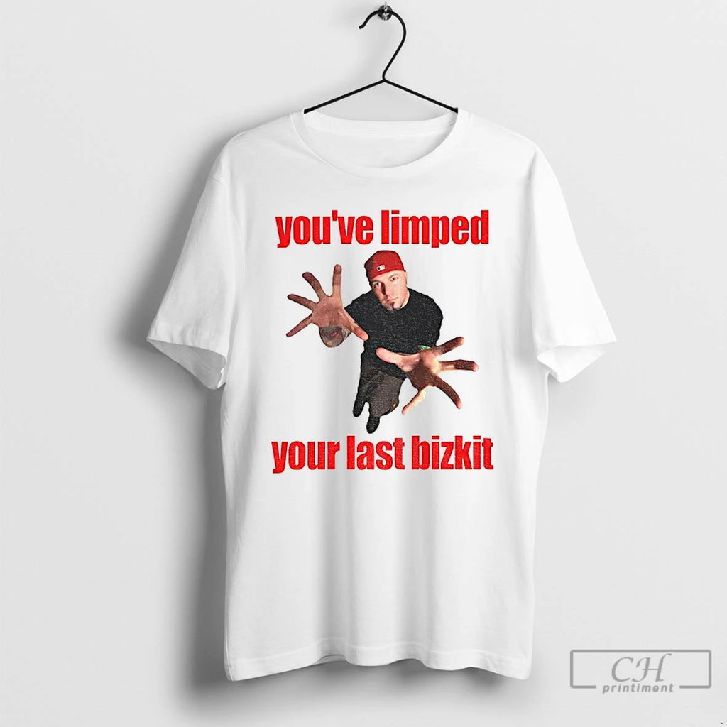 Classic Youve Limped Your Last Bizkit Nu Metal Emo T-Shirts, Hoodie, Sweatshirt | PopFlextees.com