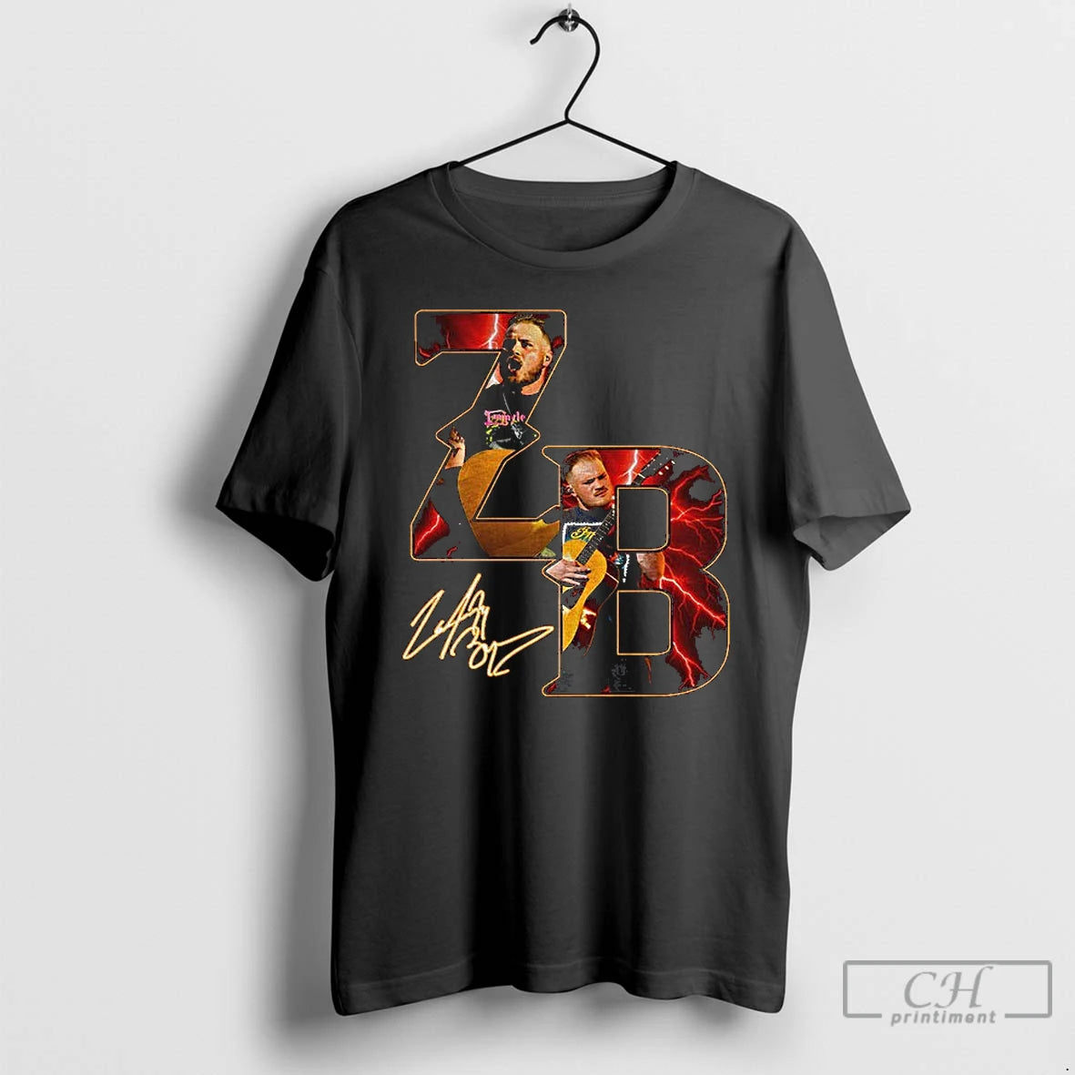 Classic Zach Bryan 2026 Tour Zb Singer Signature T-Shirts, Hoodie, Sweatshirt | PopFlextees.com