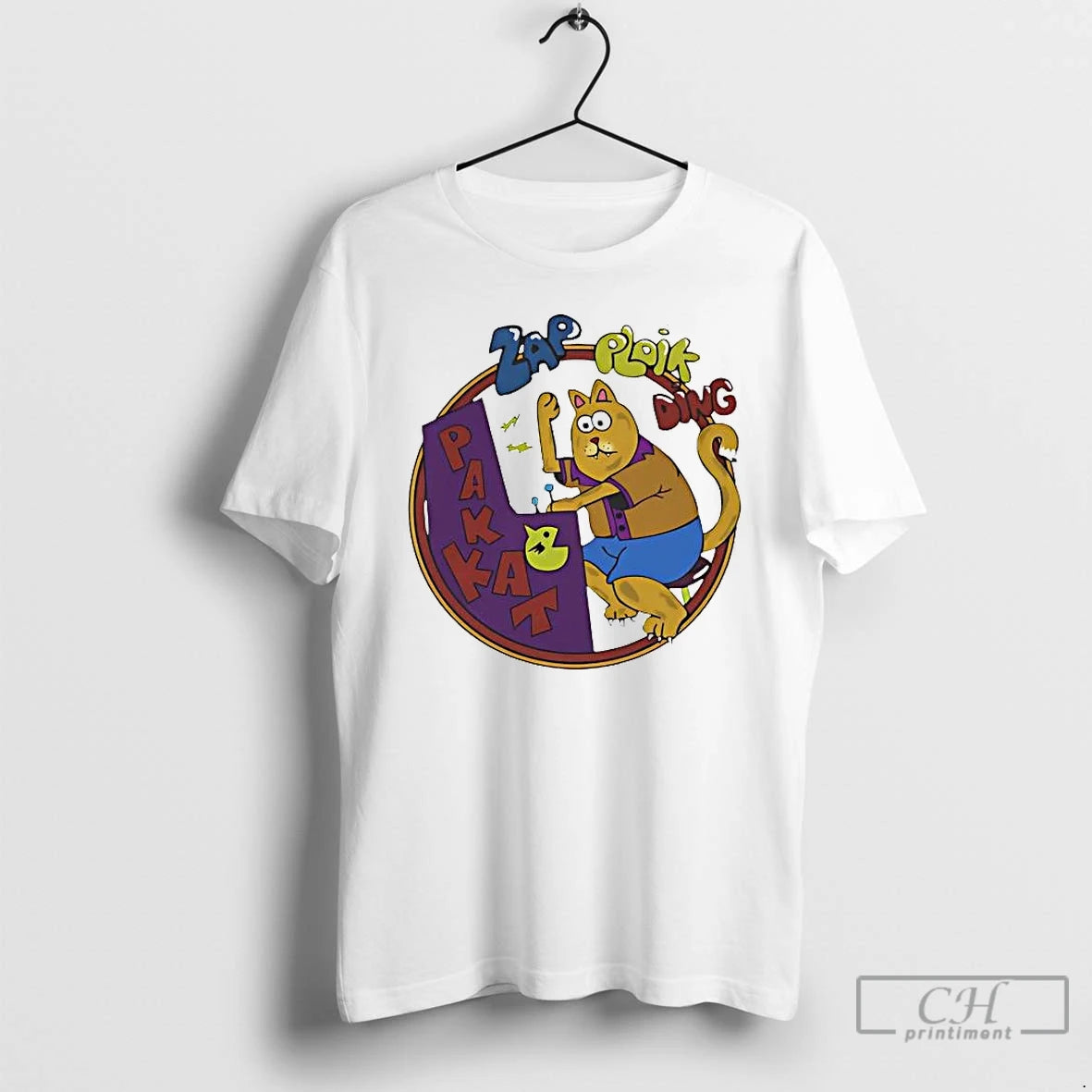 Classic Zap Ploik Ding Pakkat Cat Playing Ding Dong T-Shirts, Hoodie, Sweatshirt | PopFlextees.com