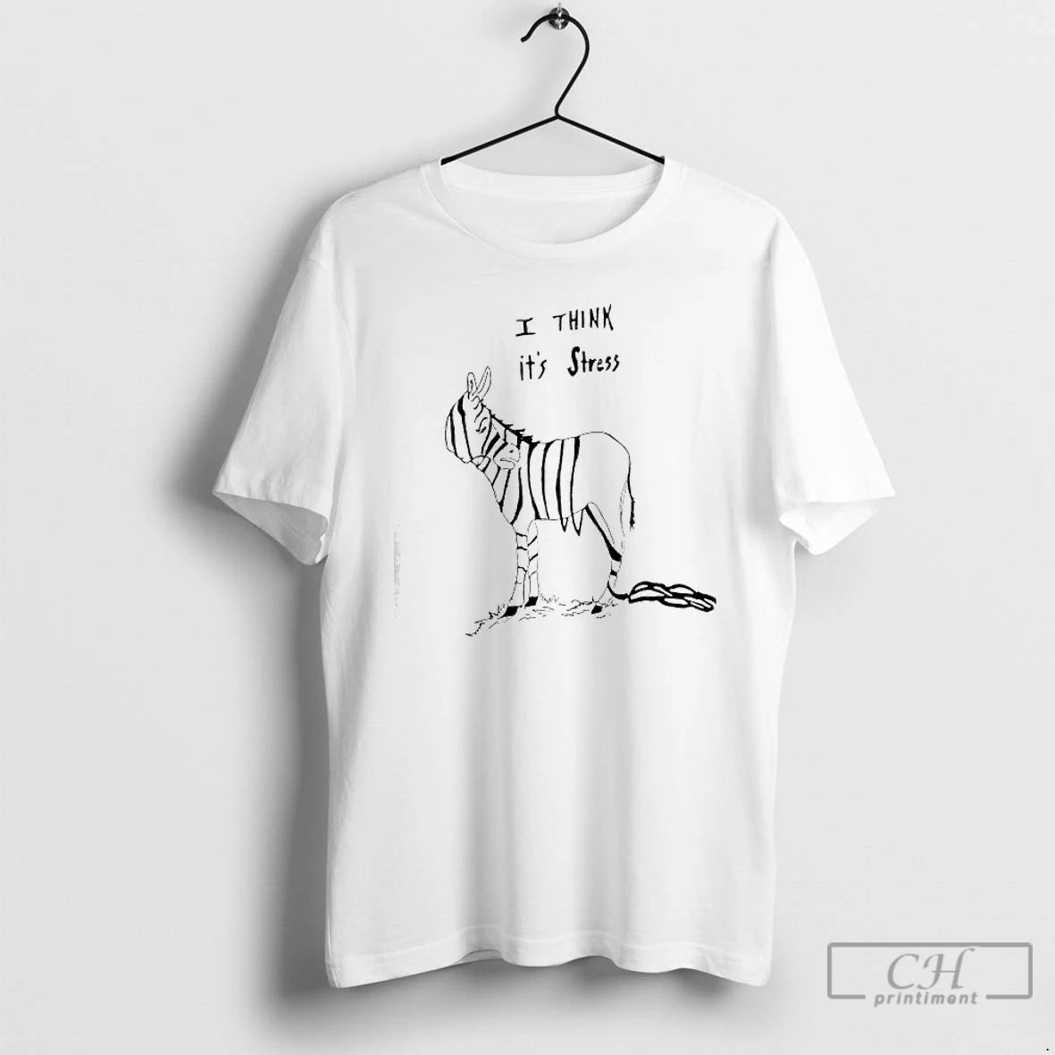 Classic Zebra Stripes I Think Its Stress T-Shirts, Hoodie, Sweatshirt | PopFlextees.com