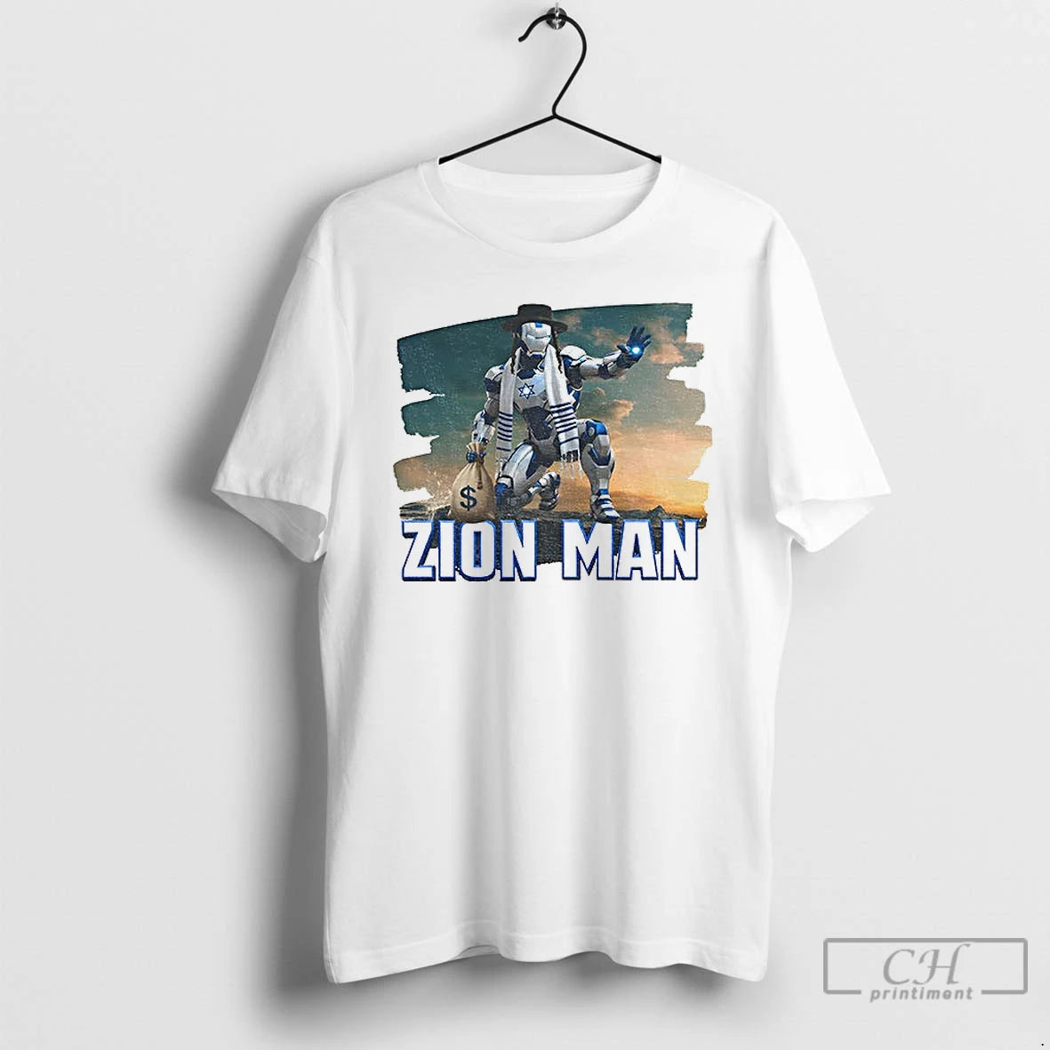Classic Zion Man Iron Man Jewish Parody T-Shirts, Hoodie, Sweatshirt | PopFlextees.com