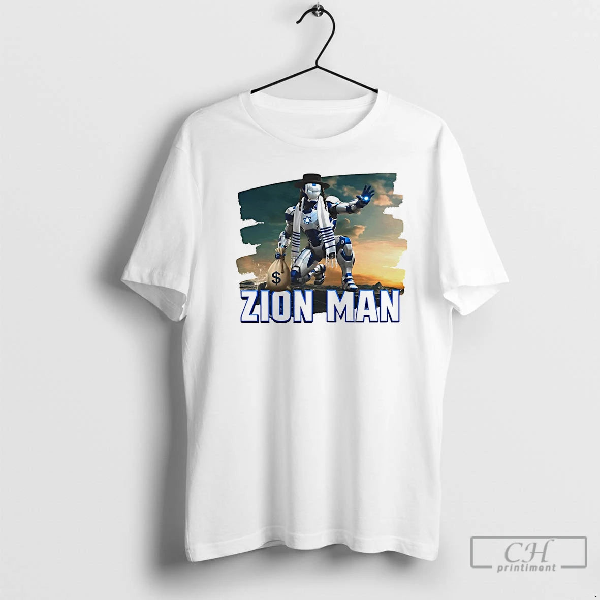 Classic Zion Man Jews Robot Christmas T-Shirts, Hoodie, Sweatshirt | PopFlextees.com