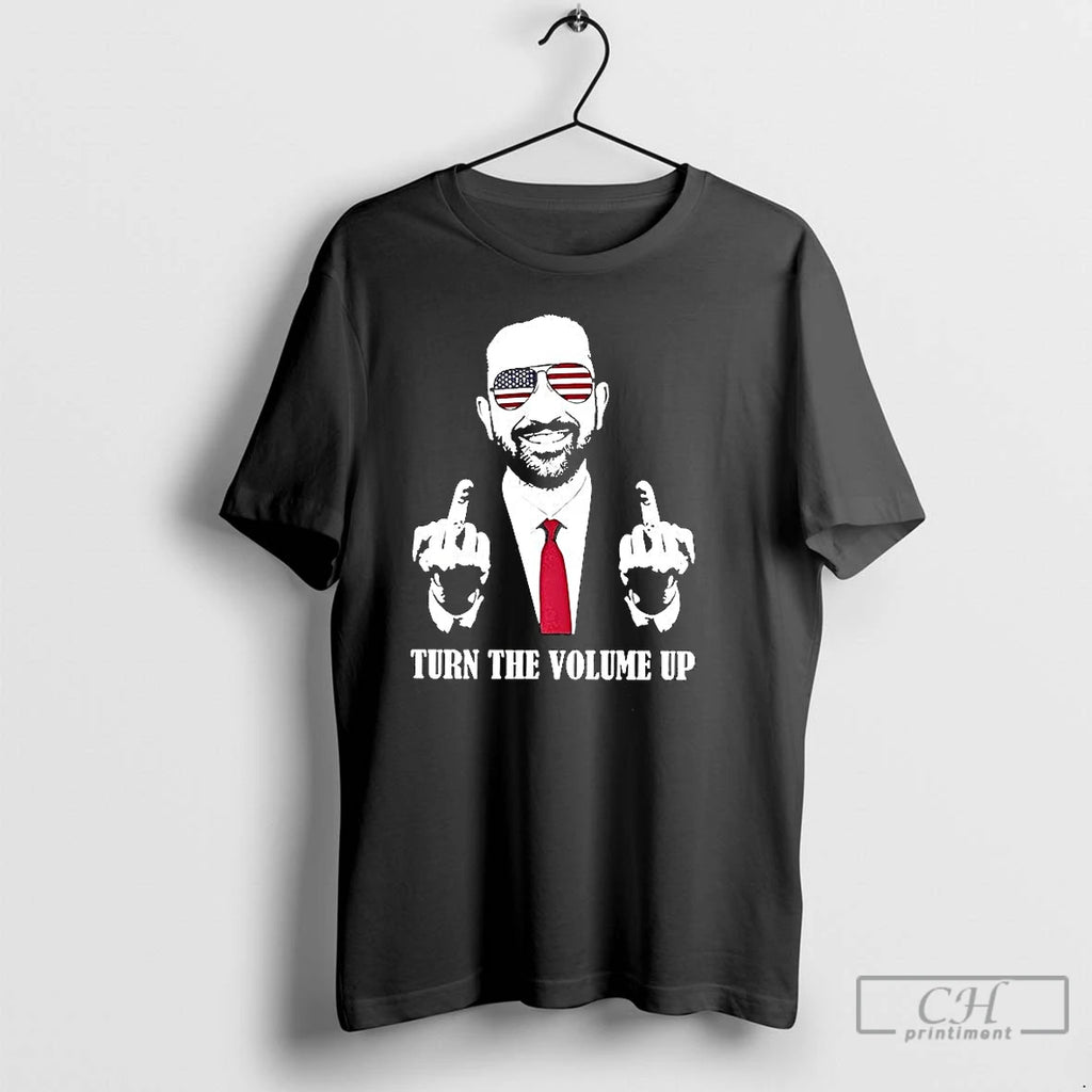 Classic Zohran Mamdani Tells Trump Turn The Volume Up T-Shirts, Hoodie, Sweatshirt | PopFlextees.com