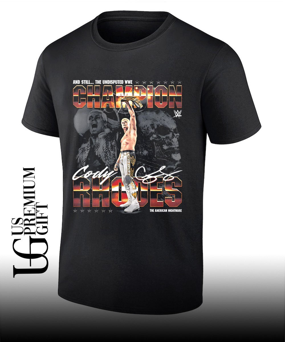 Cody Rhodes WrestleMania 42 The Undisputed Champions signature shirt