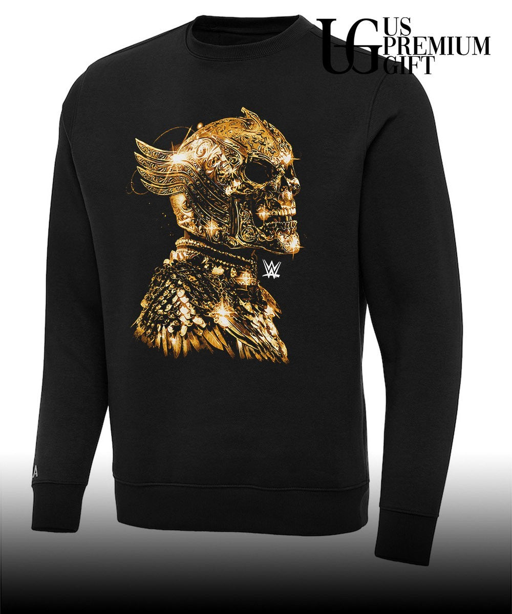 Cody Rhodes skull mask gold signature shirt