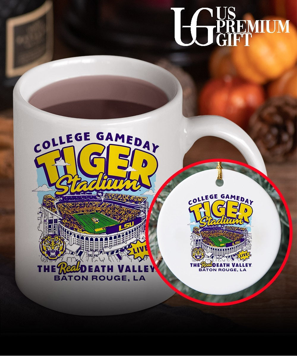 College GameDay LSU Tiger Stadium the Read Death Valley shirt