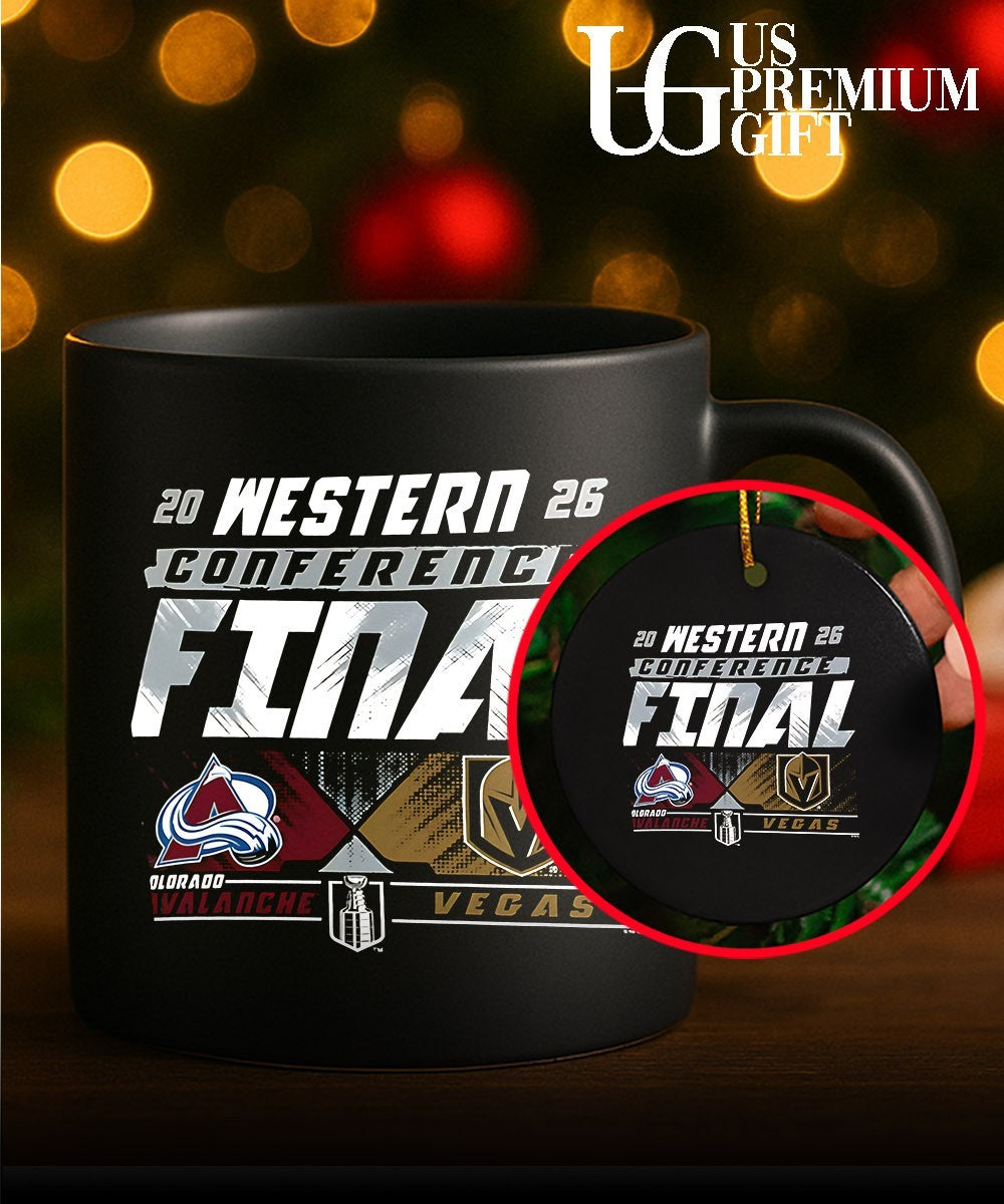 Colorado Avalanche vs Vegas Golden Knights NHL Western Conference Finals 2026 Matchup logo shirt