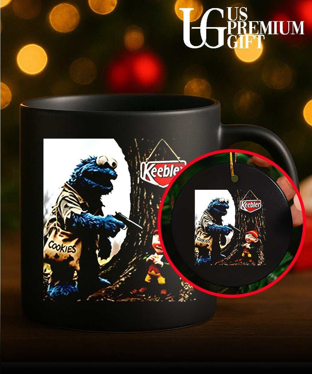 Cookie Monster Edgy Elf Keebler shirt