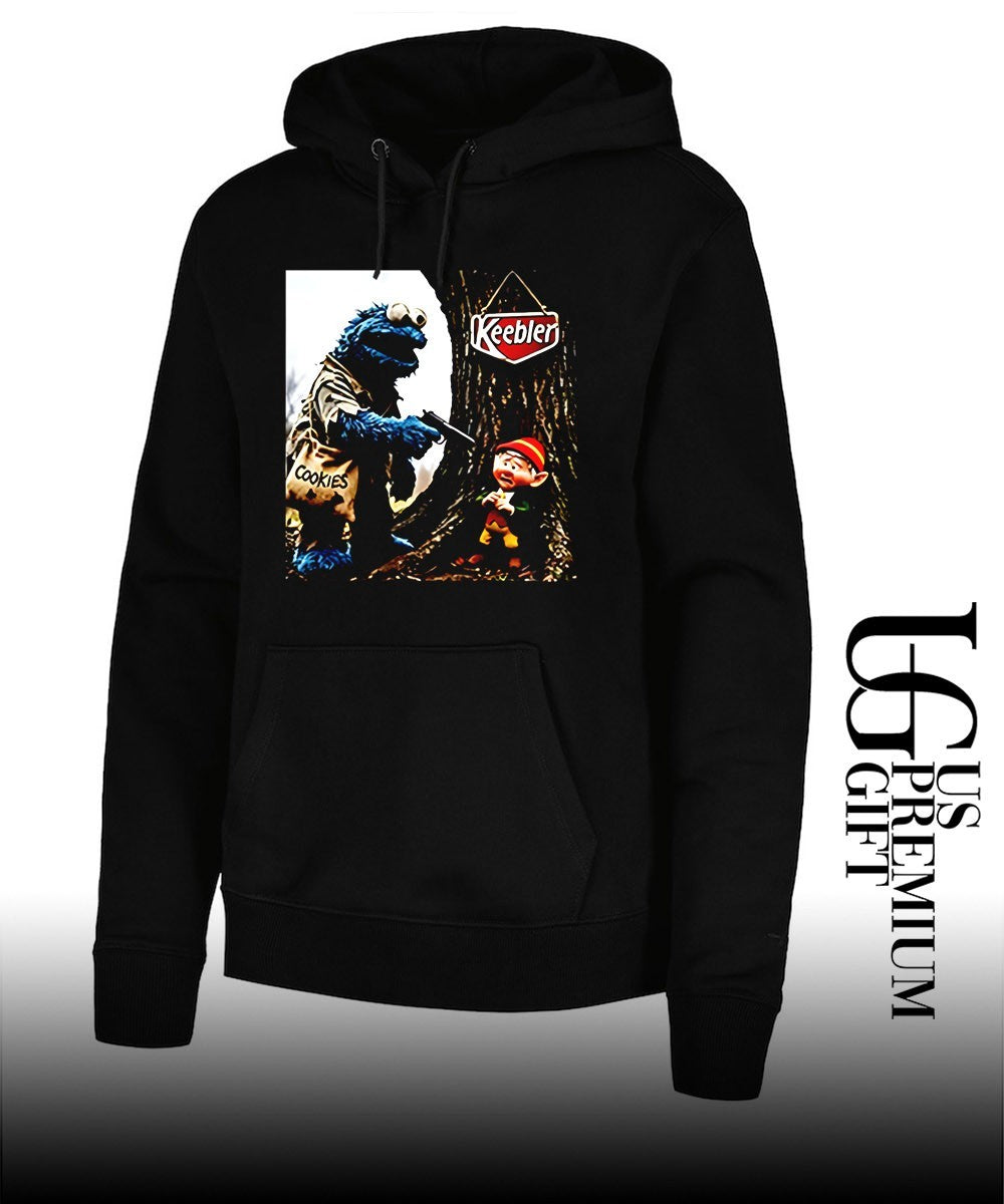 Cookie Monster Edgy Elf Keebler shirt