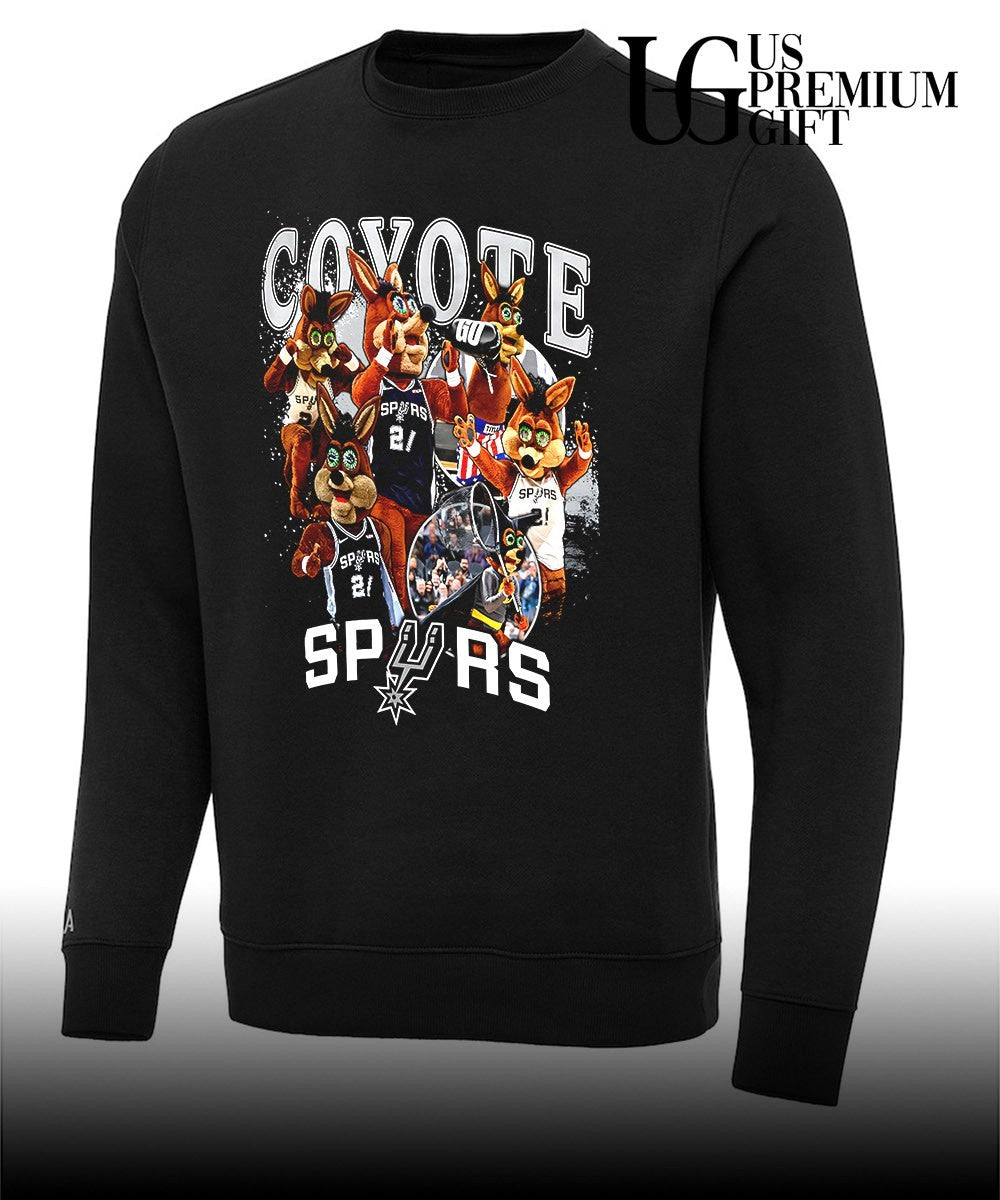 Coyote mascot San Antonio Spurs NBA 2026 shirt