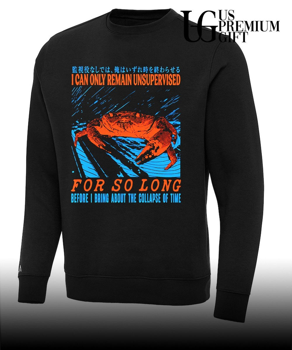 Crab I can only remain unsupervised for so long before I bring about the collapse of time shirt