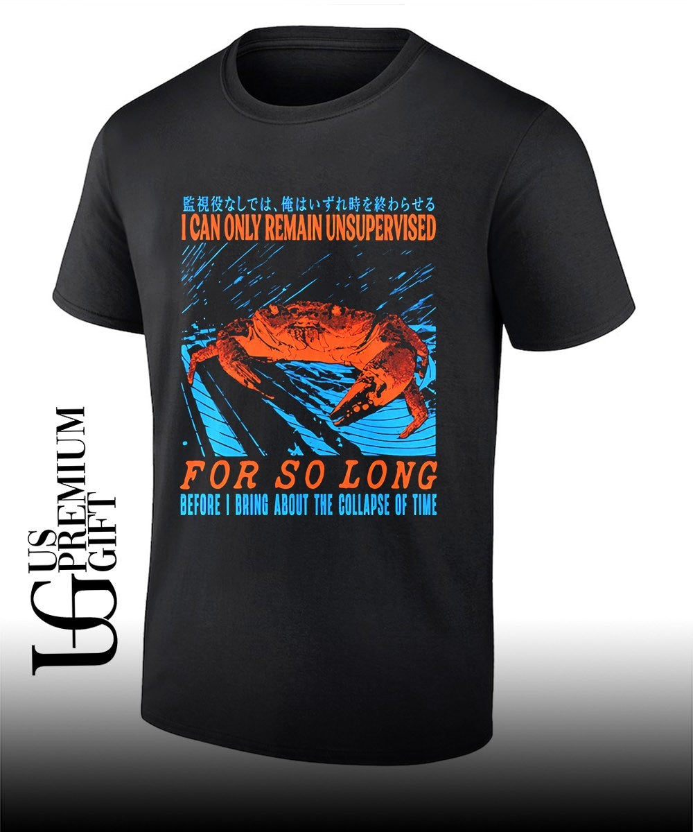 Crab I can only remain unsupervised for so long before I bring about the collapse of time shirt