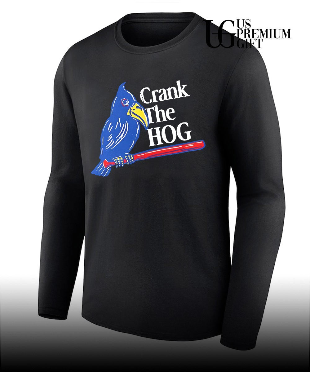 Crank the HOG Kansas Jayhawks shirt