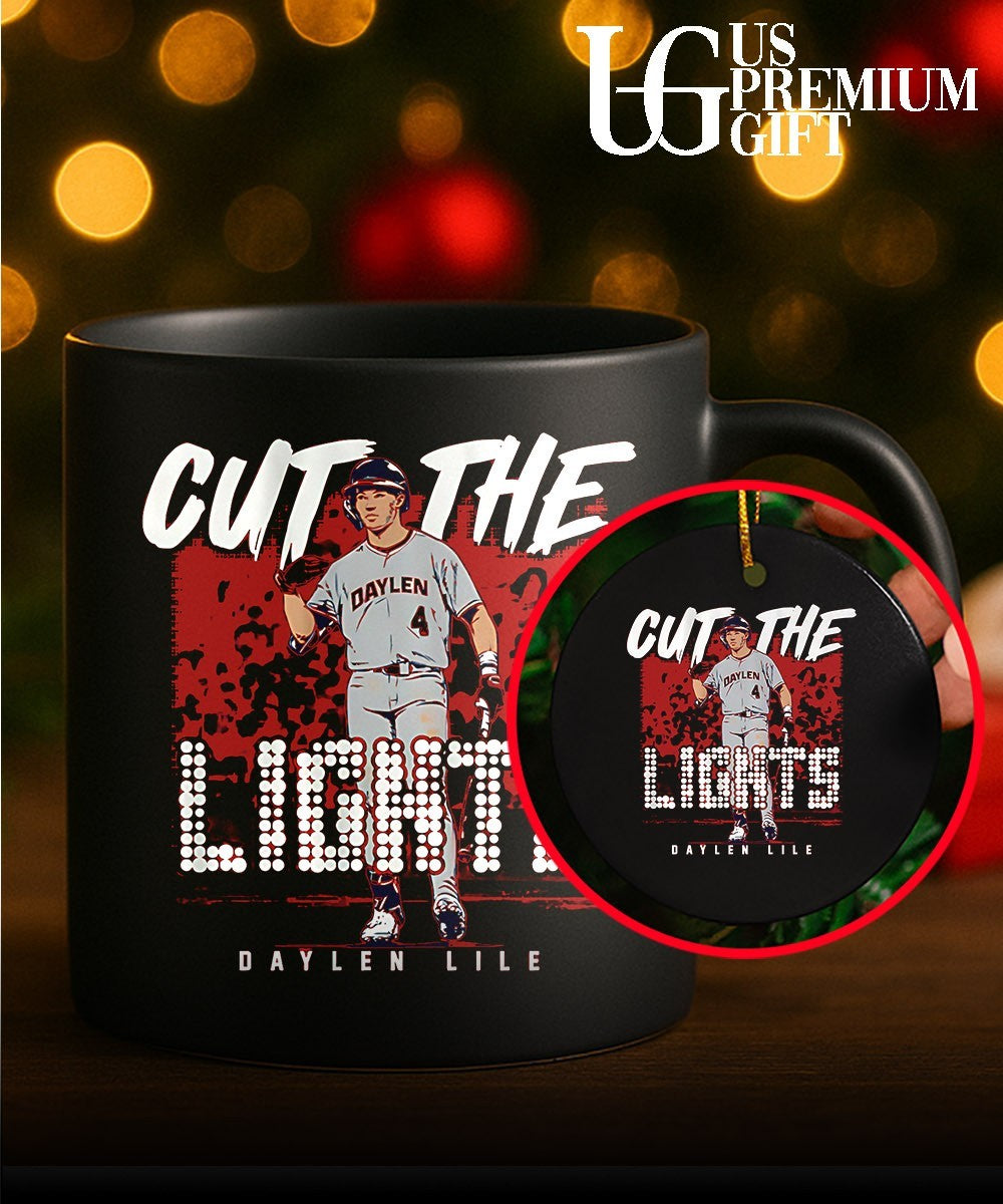 Cut the Lights Daylen Lile Washington Nationals baseball shirt