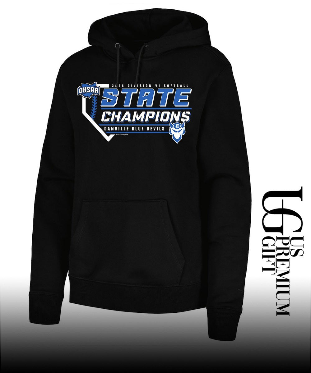 Danville Blue Devils 2026 OHSAA Division VI Softball State Champions shirt