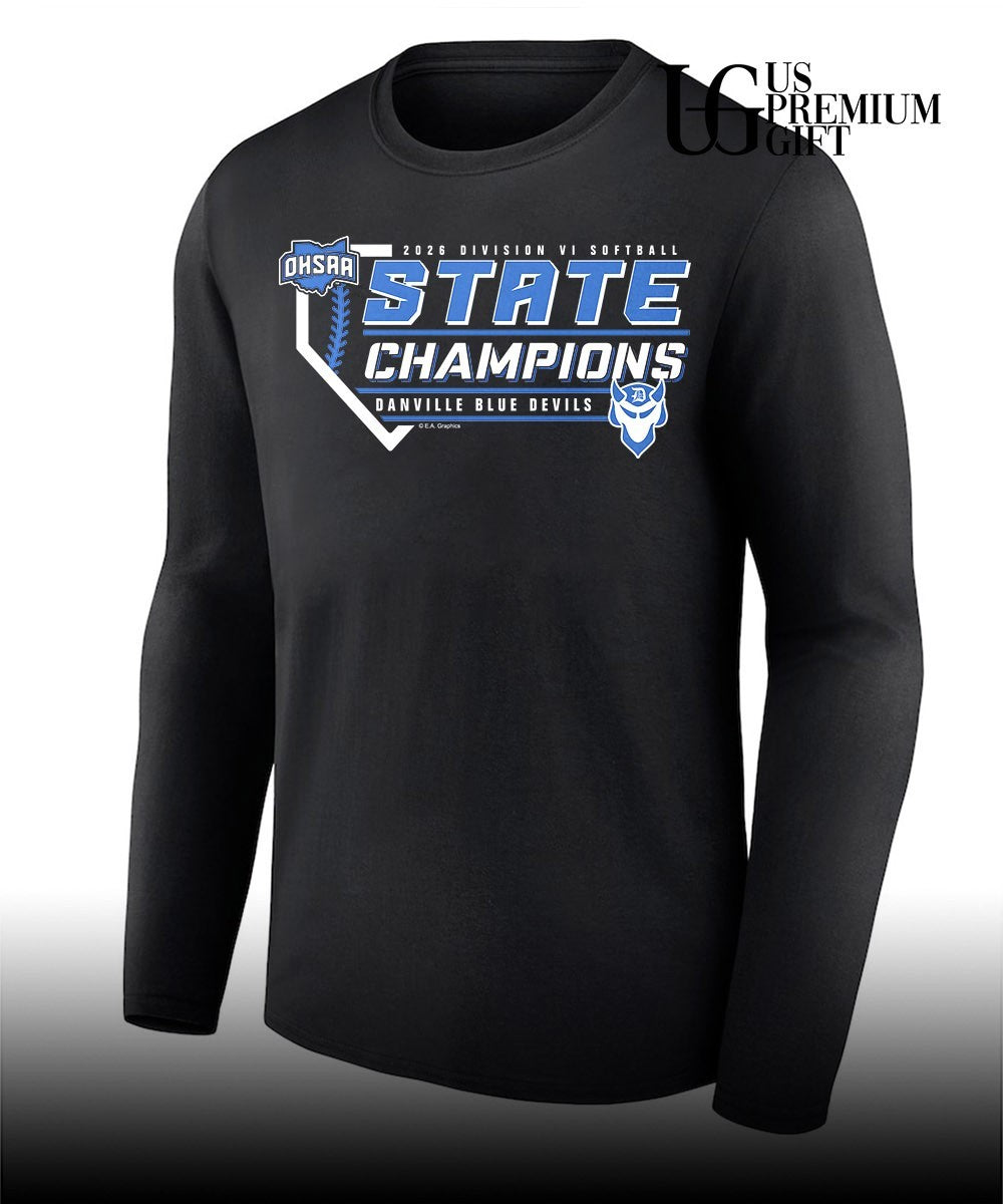 Danville Blue Devils 2026 OHSAA Softball Division 6 State Champions shirt