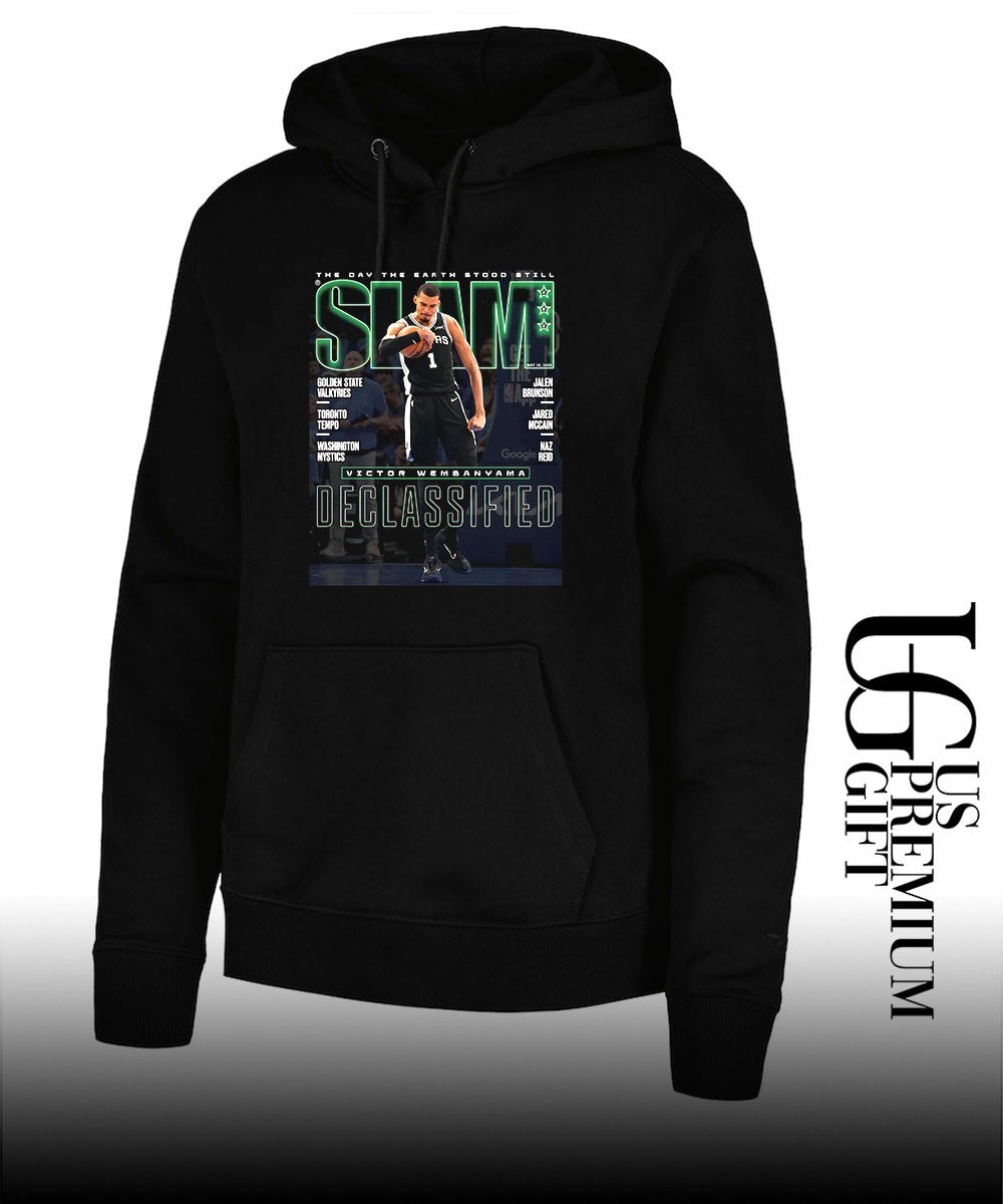 Declassified Victor Wembanyama San Antonio Spurs NBA The Day The Earth Stood Still Slam shirt
