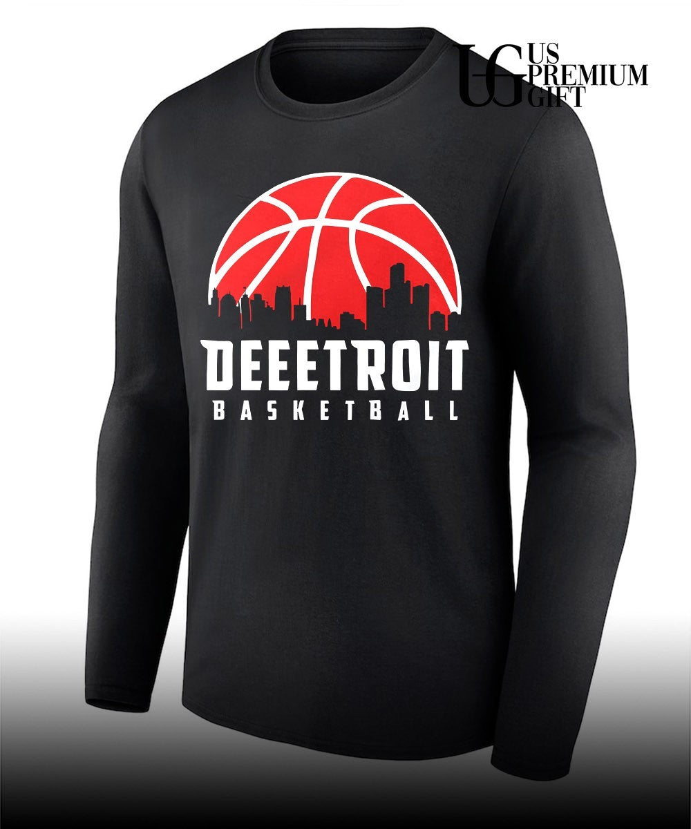 Deeetroit Basketball Skyline City shirt