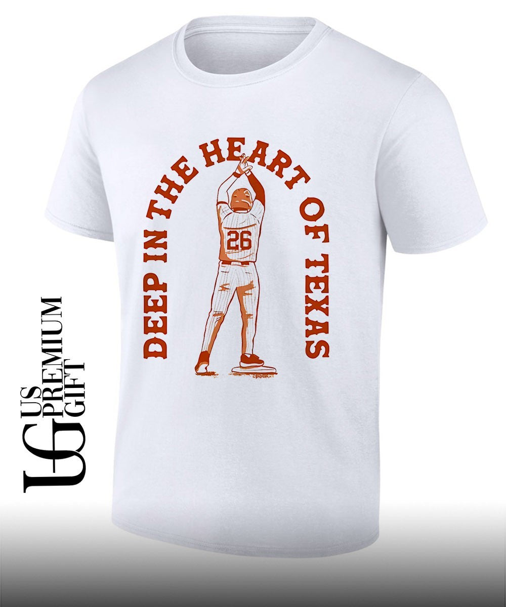 Deep in the heart of Texas baseball player shirt