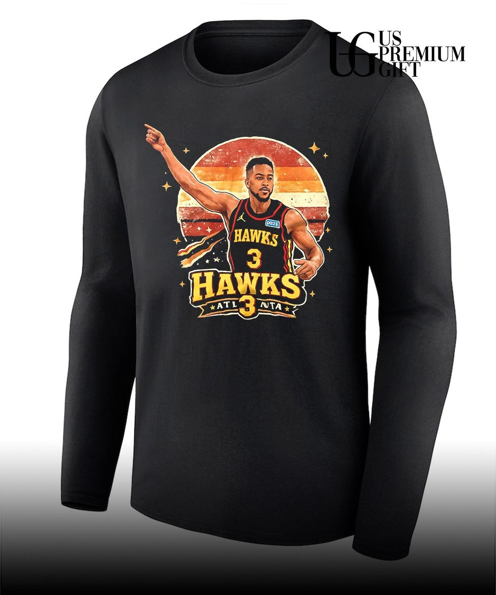 Dejounte Murray Atlanta Hawks NBA Hawks 3 Hawks Atl 3 Nta shirt