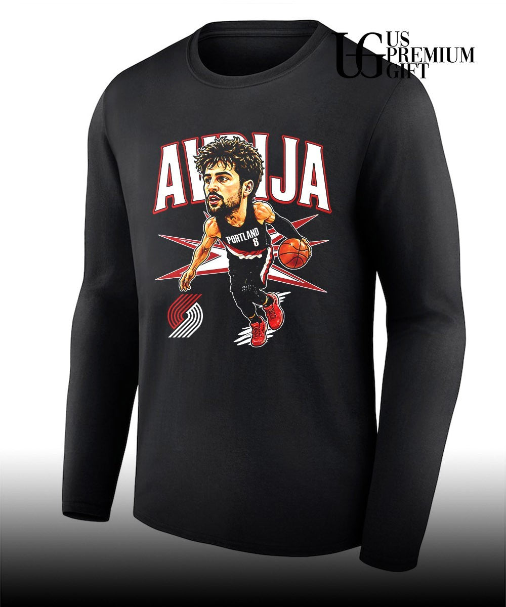 Deni Avdija player Portland Trail Blazers NBA 2026 big head shirt