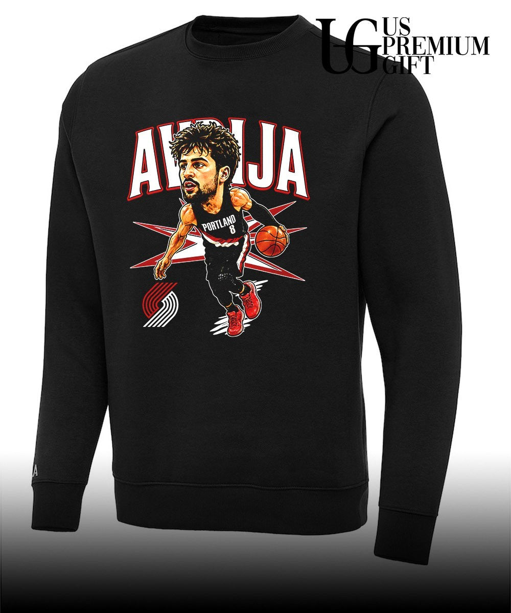 Deni Avdija player Portland Trail Blazers NBA 2026 big head shirt