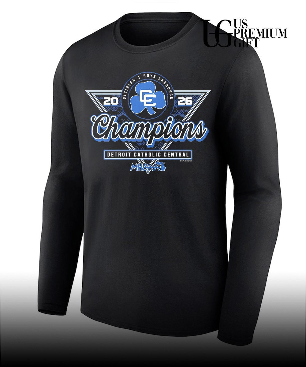 Detroit Catholic Central Division 2 MHSAA Boys Lacrosse Champions 2026 shirt
