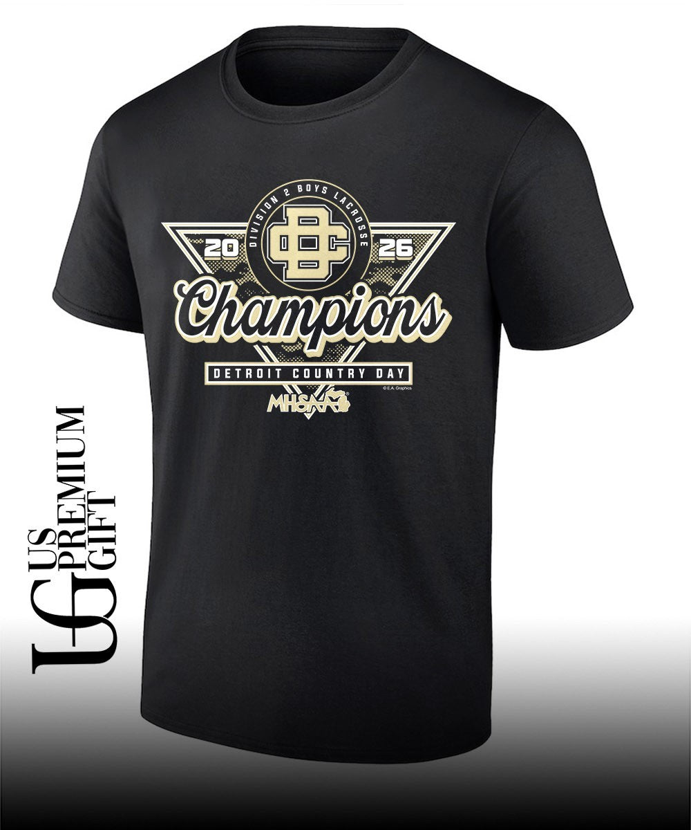 Detroit Country Day Division 2 MHSAA Boys Lacrosse Champions 2026 shirt