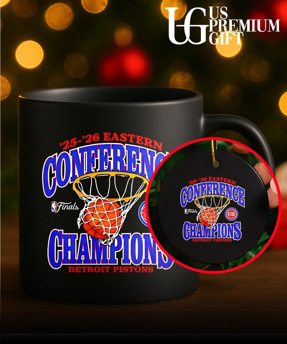 Detroit Pistons 2025-2026 Eastern Conference Champions NBA Finals logo shirt
