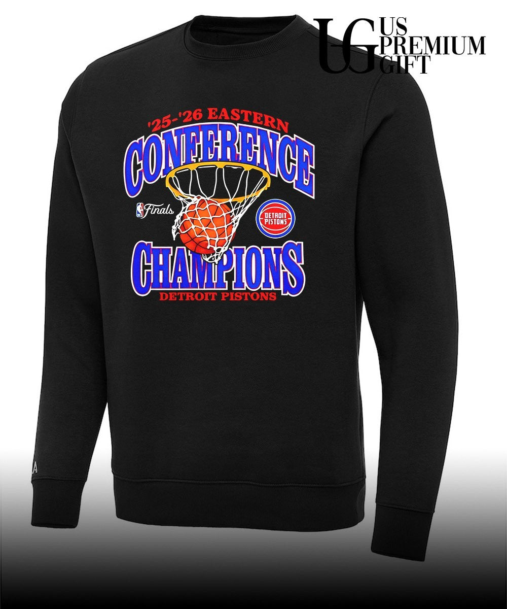 Detroit Pistons 2025-2026 Eastern Conference Champions NBA Finals logo shirt