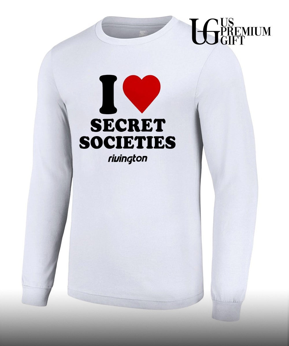 Devin Vassell wearing I heart Secret Societies shirt
