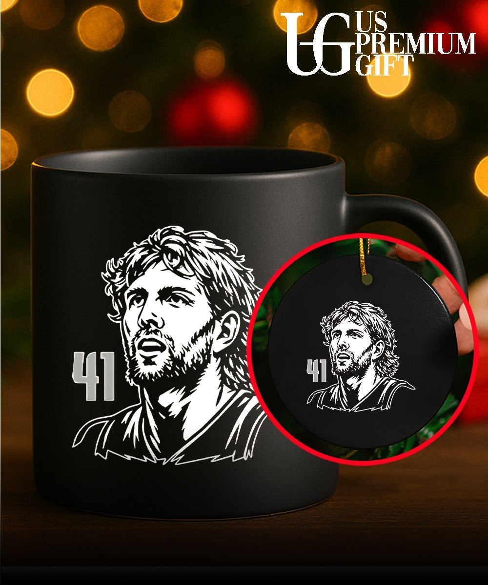 Dirk Nowitzki #41 Dallas Mavericks NBA legends T-shirt
