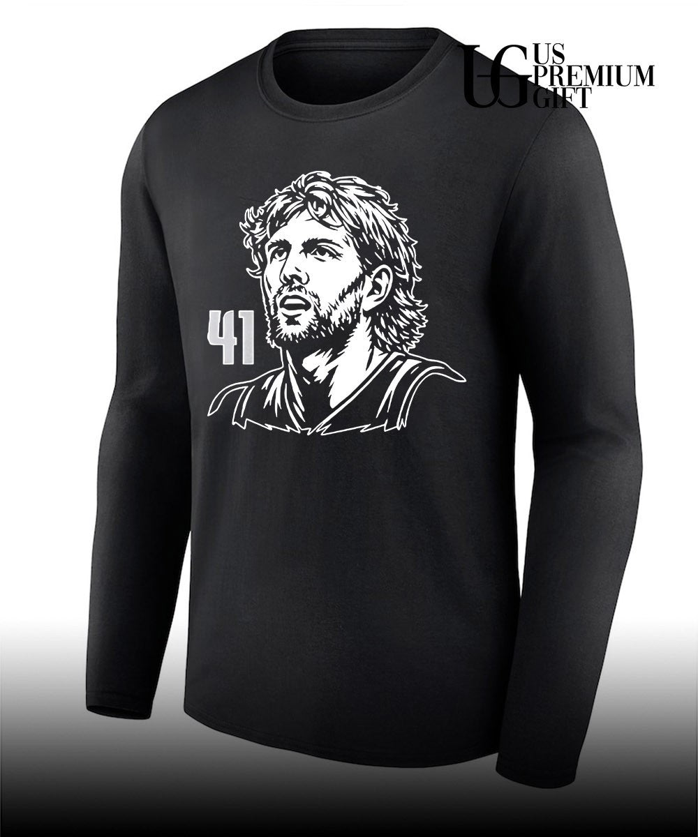 Dirk Nowitzki #41 Dallas Mavericks NBA legends T-shirt