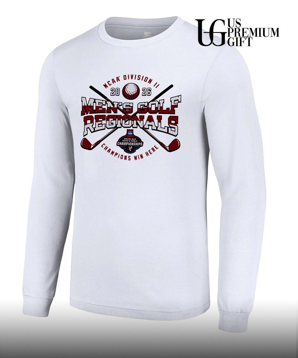 Division II Men’s Golf Regionals Champions Win Here 2026 shirt