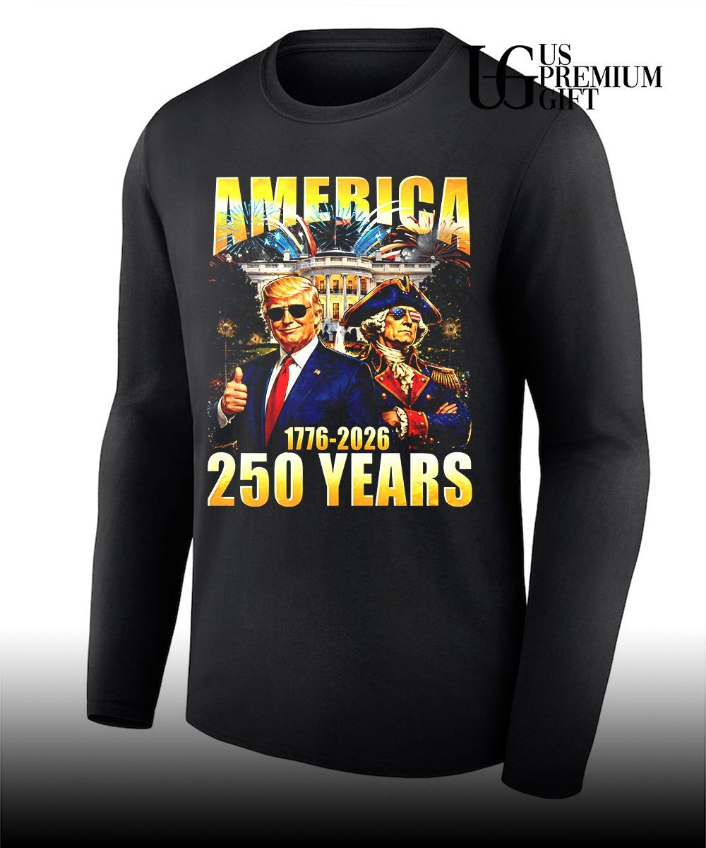 Donald Trump 250 Years America Anniversary 1776-2026 shirt