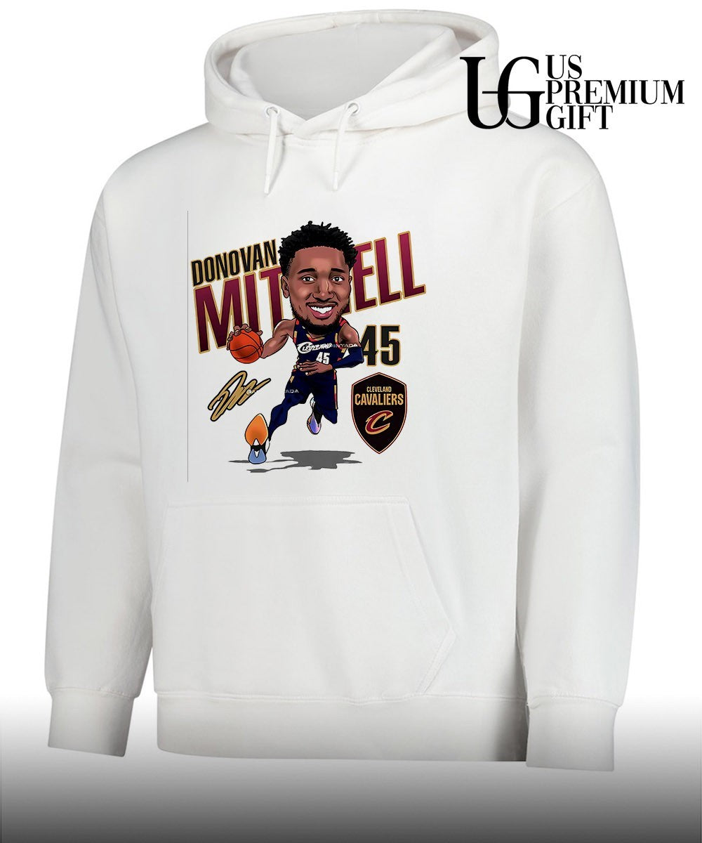 Donovan Mitchell Cleveland Cavaliers basketball 2026 NBA signature caricature shirt