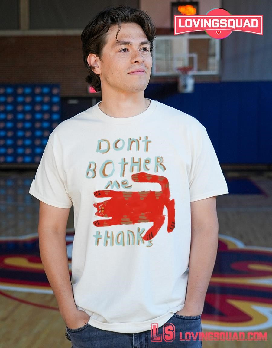 Don’t Bother Me Thanks Red Cat Shirt