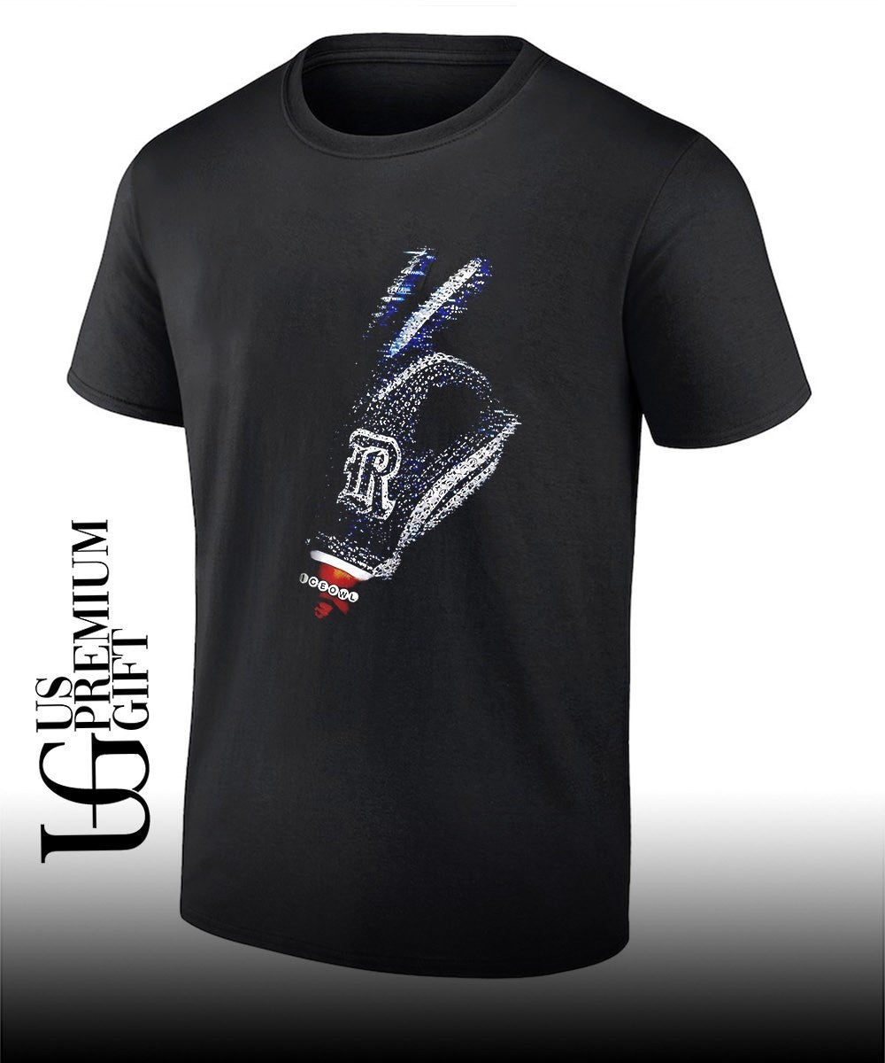 Drake Iceman Rice Owls Football diamond chain logo shirt